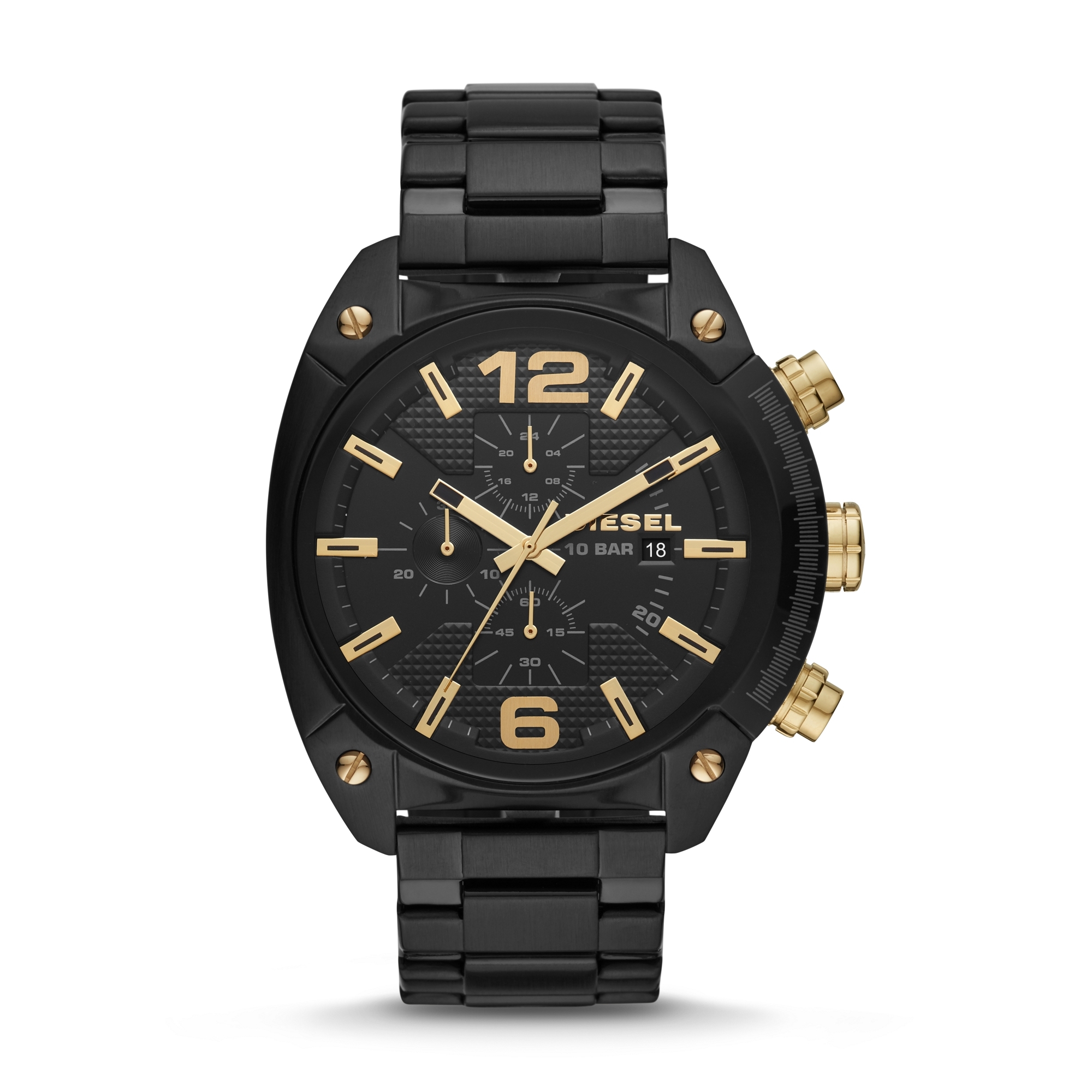 diesel big daddy watch size