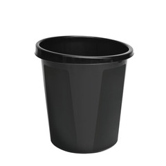 Корзина для мусора Стамм 9 л пластик черная (27х29 см)