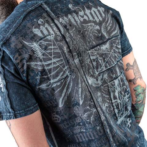 Wornstar | Футболка мужская LEGION TEE W007 контрастный принт на спине