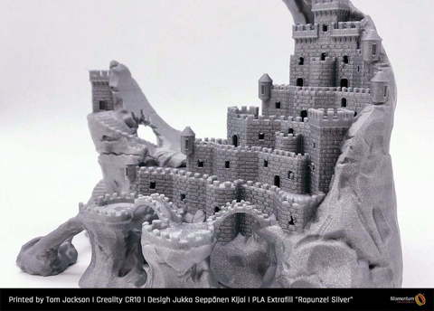 Пластик для 3D-принтера Fillamentum PLA Extrafill Rapunzel Silver