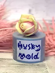 Силиконовая форма для мыла роза. от производителя Husky mold. Город мастеров СПб.