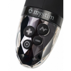 Вибратор Mystim Real Deal Neal с электростимуляцией, черный