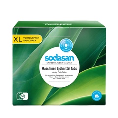 Таблетки для посудомоечной машины 1 кг, 50 таблеток (Sodasan)