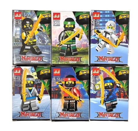 Конструктор Ниндзя - 6 видов, цена за шт.