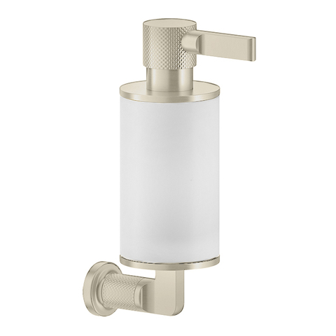 Gessi 58513#727 Gessi INCISO Дозатор для жидкого мыла настенный, цвет: белый/brushed brass pvd
