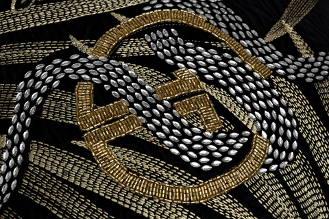 Подушка декоративная 45x45 Garda Decor Тропики черный