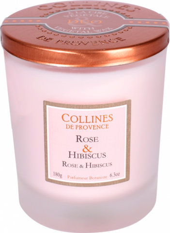 Свеча Collines 180гр Дуэт Rose & Hibiscus