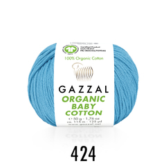 Пряжа Organic baby cotton Gazzal хлопок 100%