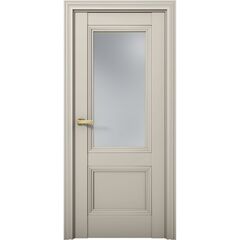 Купить Межкомнатная дверь эмалит Co 31 Кобальт силк грей стекло сатинат