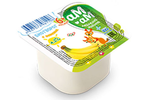 Биотворог детский с бананом, 100г