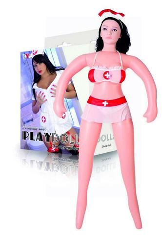Надувная кукла-медсестра с реалистичной головой - ToyFa Dolls-X 117020