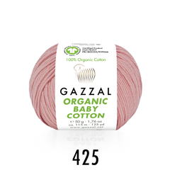 Пряжа Organic baby cotton Gazzal хлопок 100%