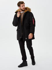 Парка Alpha Industries N-3B Alpine Parka GEN II Black (Чёрный)