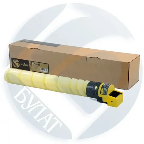 Тонер-картридж БУЛАТ s-Line TN626Y для Konica Minolta bizhub C450i (Жёлтый, 28000 стр.)