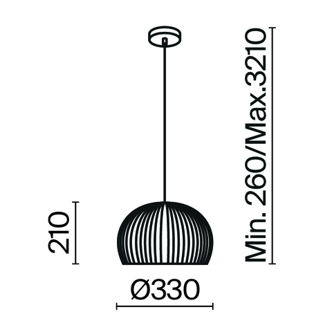 Подвесной светильник Maytoni Roots MOD195PL-01W