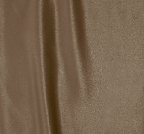 Однотонная портьерная ткань Эвита сатин шоколад