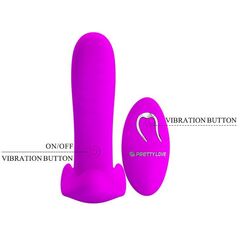 Лиловый мультифункциональный вибратор Remote Control Massager - 