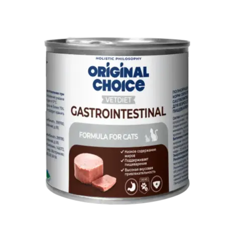 Original CHOICE VETDIET Gastrointestinal консервы для взрослых кошек с чувст пищеварением 240 гр