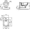 Ideal Standard Esedra Биде T281501