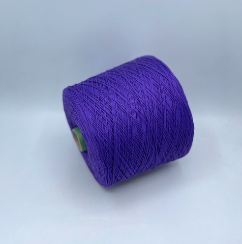 Бобинная пряжа (пр.Италия), art.Cotone, 350м/100 гр. 100%Хлопок, цвет-Ярко-фиолетовый , арт.34756