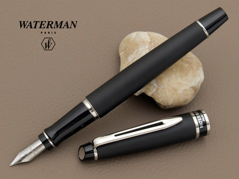 Перьевая ручка Waterman Expert 3, цвет: Matte Black CT, перо: F123