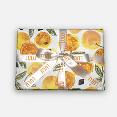 Подарочная упаковка  "Мандарины" + открытка