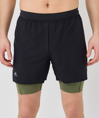 Шорты с лосинами Nordski Stayer Black/Olive мужские