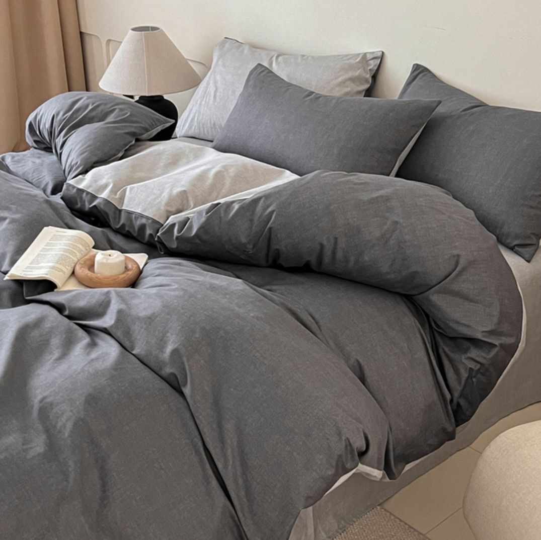 Комплект Полуторка Сатин Графит с серым