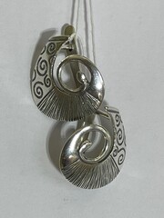 Каури (серьги из серебра)