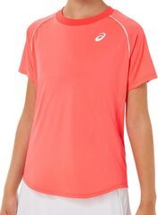Футболка для девочки Asics Tennis Short Sleeve Top - diva pink