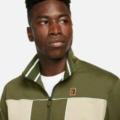 Куртка теннисная Nike Court Heritage Suit Jacket - rough green/seasame/mint foam