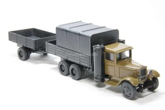 ZIS-21 gas generator 6x2 trailer LOMO-AVM 1:43