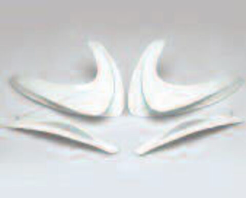 0032WTT6B/4 К-кт былых спойлеров-стабилизаторов 4шт