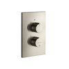 Gessi 38794#149 Gessi Emporio Via manzoni Внешние части для термостатического смесителя на 2 позиции, цвет: Finox Brushed Nickel