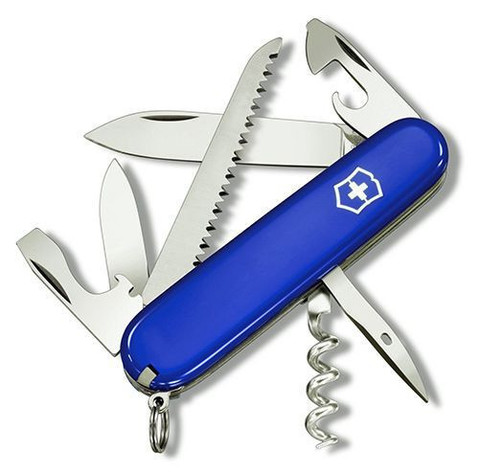 Нож складной Victorinox Camper, 91 mm, 13 функций, синий