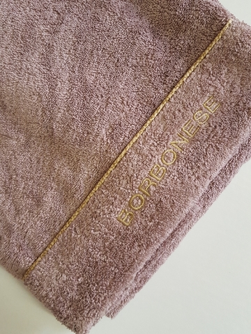 Набор полотенец 5шт Borbonese Classic Deco 512 молочный шоколад