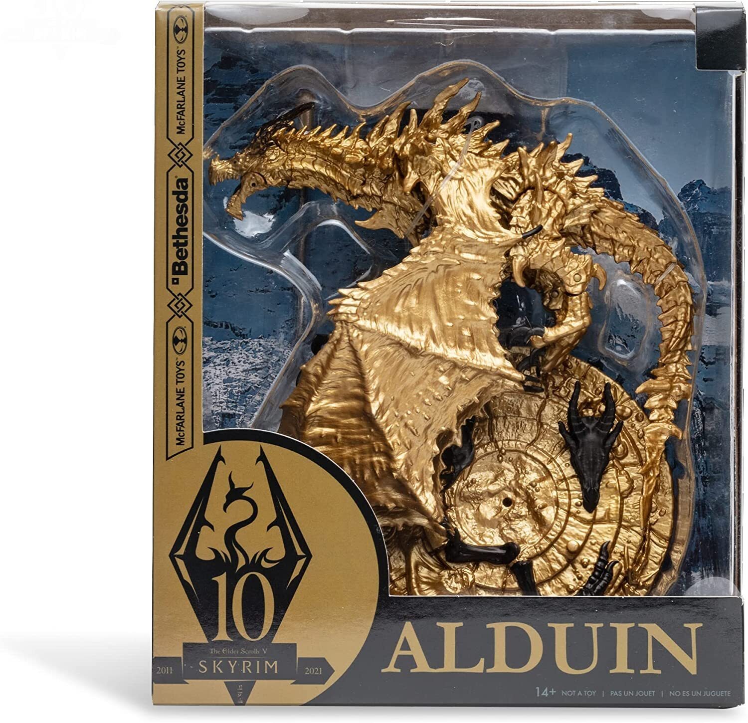 Фигурка McFarlane Toys The Elder Scrolls V Skyrim - Alduin Deluxe Gold –  купить за 3300 руб | Чук и Гик. Магазин комиксов