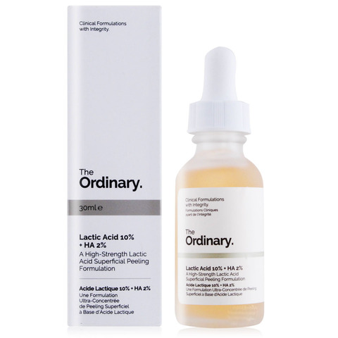 The Ordinary Lactic Acid 10% + HA отшелушивающая сыворотка с молочной кислотой  30ml