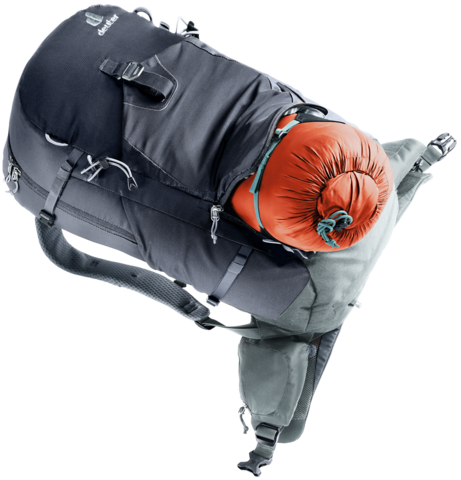 Картинка рюкзак туристический Deuter Trail Pro 33 Black-Shale - 12