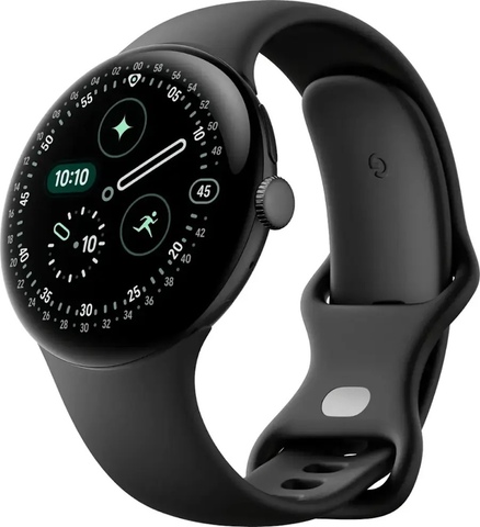 Умные часы Google Pixel Watch 4 45mm Wi-Fi (Matte Black/Obsidian)