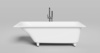 Salini 102117GF ORLANDA KIT 170x75 Встраиваемая ванна с прямоугольной чашей, регулируемые ножки, донный клапан "Click-Clack" белый, сифон, интегрированный слив-перелив, RAL полностью