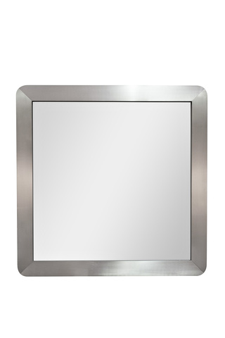 Зеркало 110х110х7.5см Garda Decor в никелевой раме