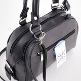 Сумка Саломея 257 македония серый + черный