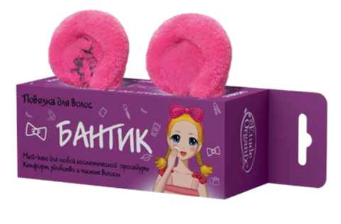 Повязка для волос Бантик 60г (Китай)