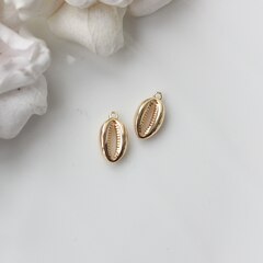 Подвеска Ракушка 14*8 мм, позолота, П125