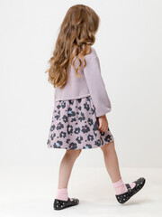 платье  для девочки  КР 5953/сиреневый 3304 к619