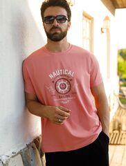 Футболка из премиального хлопка с авторским принтом  U49.045 (122056)