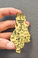 Урал Сувенир - Магнит зеркальный №0002 Тюменская область