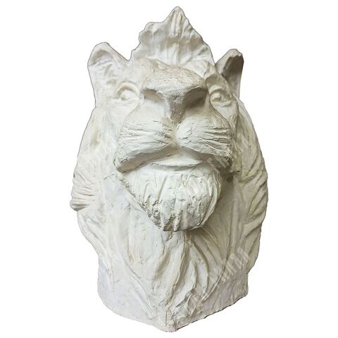 Динес Ю. С. Голова льва. Оригинальная модель. Гипс, формовка. 2008