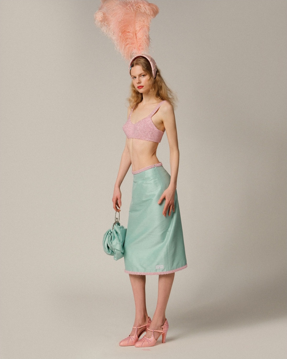 Расшитая юбка прямого кроя